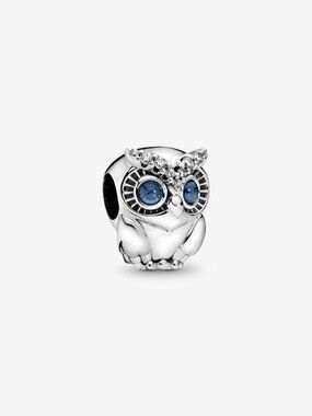 Pandora Sparkling Owl Charm|Pendant